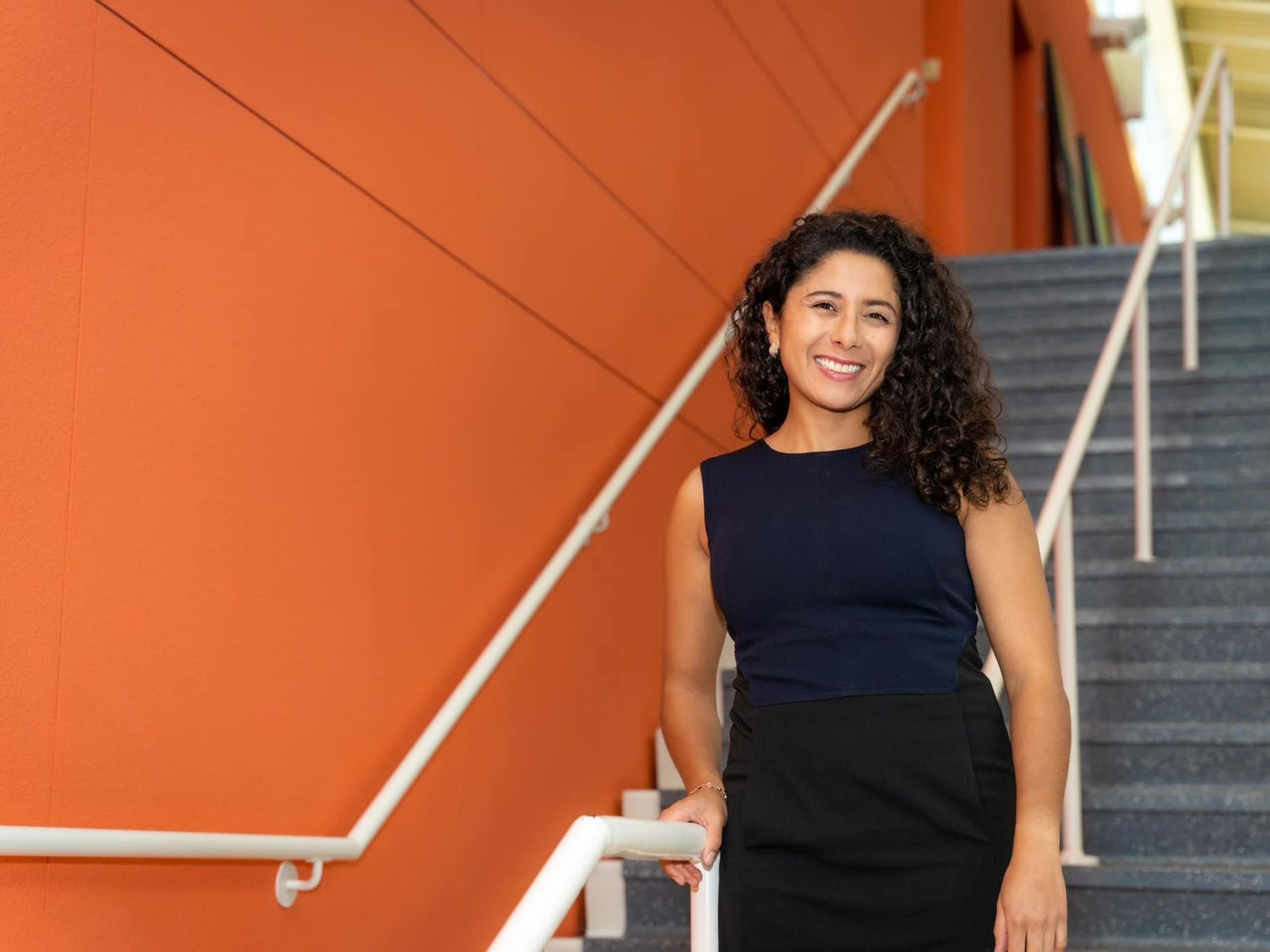 Lina Hidalgo 2023 stairs