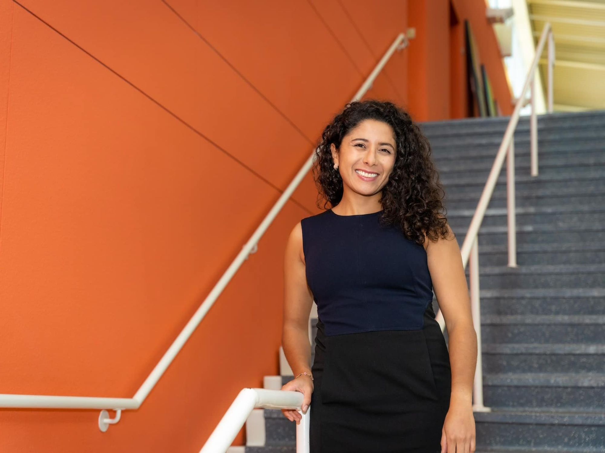 Lina Hidalgo 2023 stairs