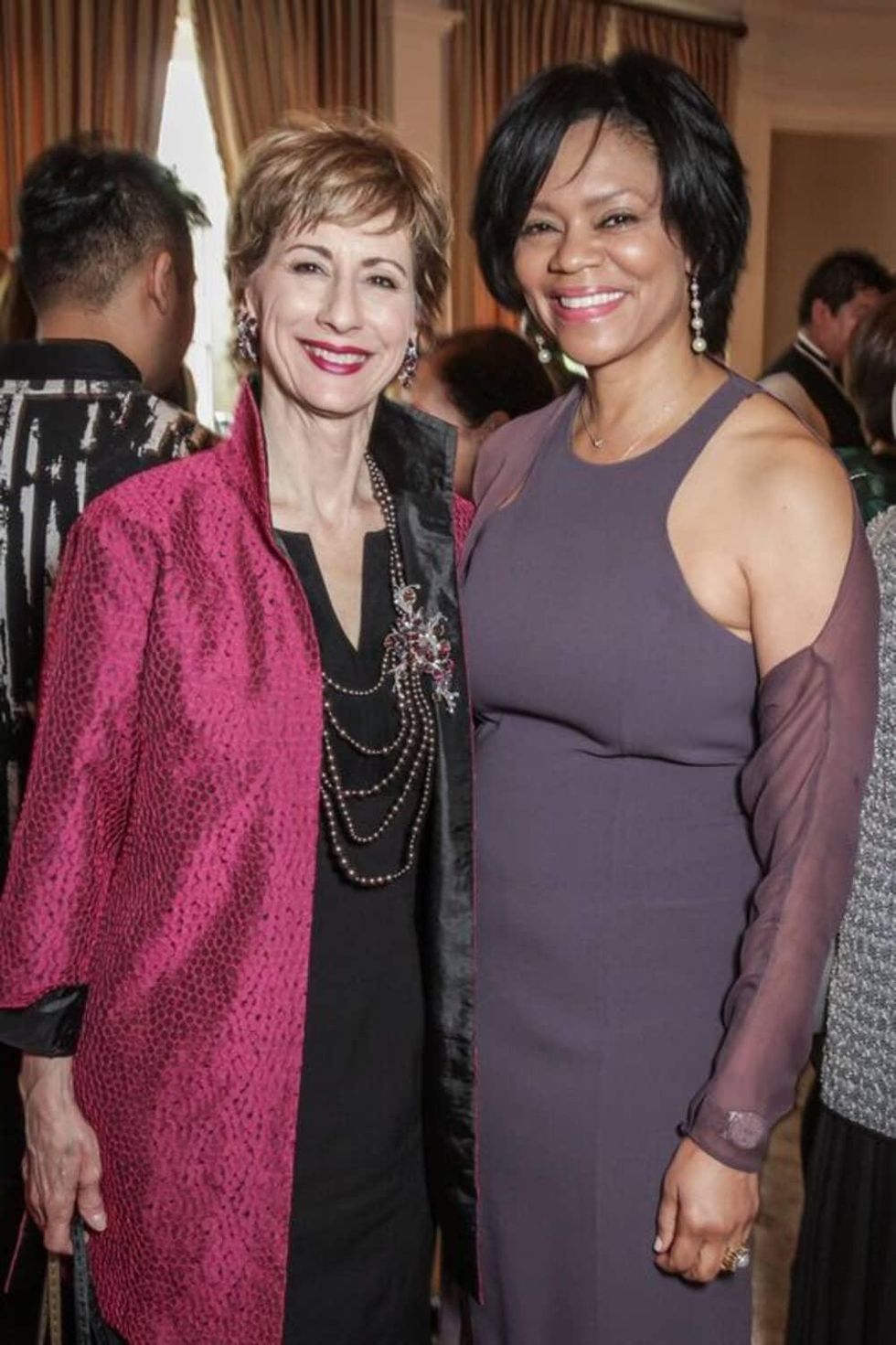 Linda Kuykendall, Suzette Brimmer at Passion for Fashion luncheon