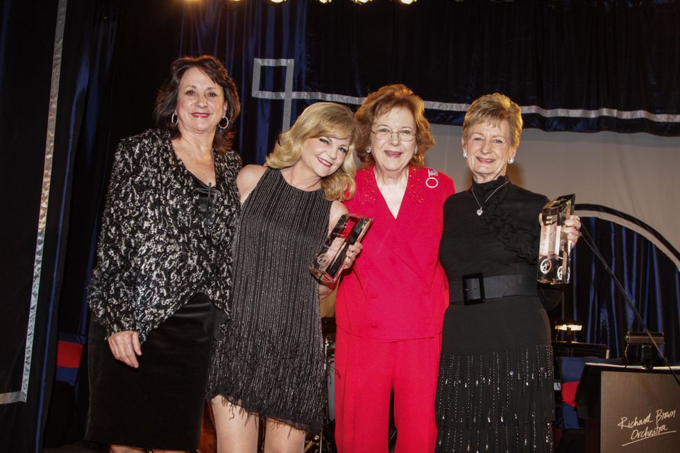Linda Schmuck, from left, Kim Padgett, Kappy Muenzer and Diane Mattly at the Citizens for Animal Protection Gala November 2013