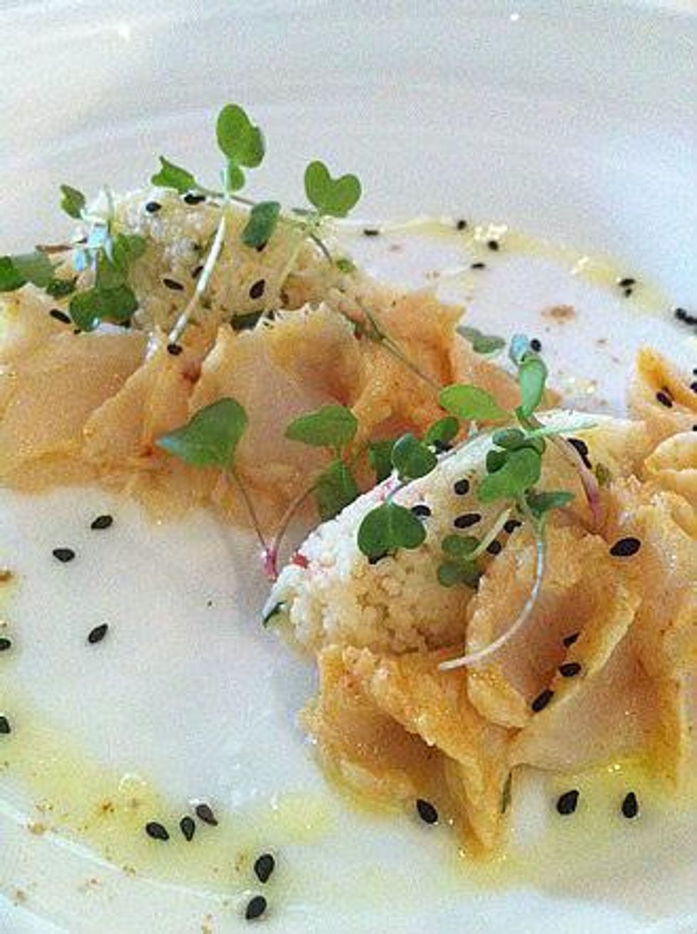 Lionfish dish at Haven restaurant in Houston