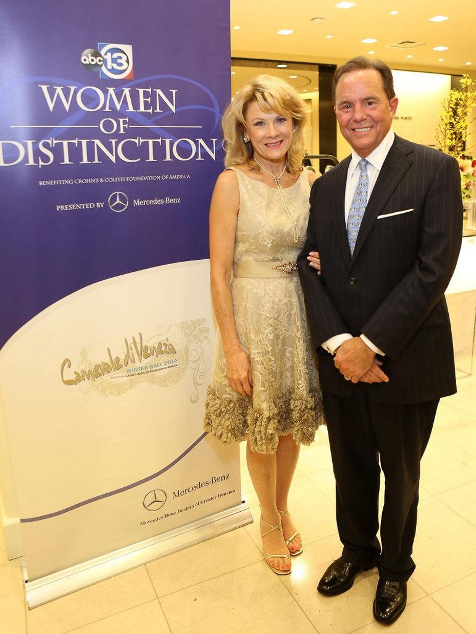 Lisa and Jerry Simon at the Winter Ball kick-off event