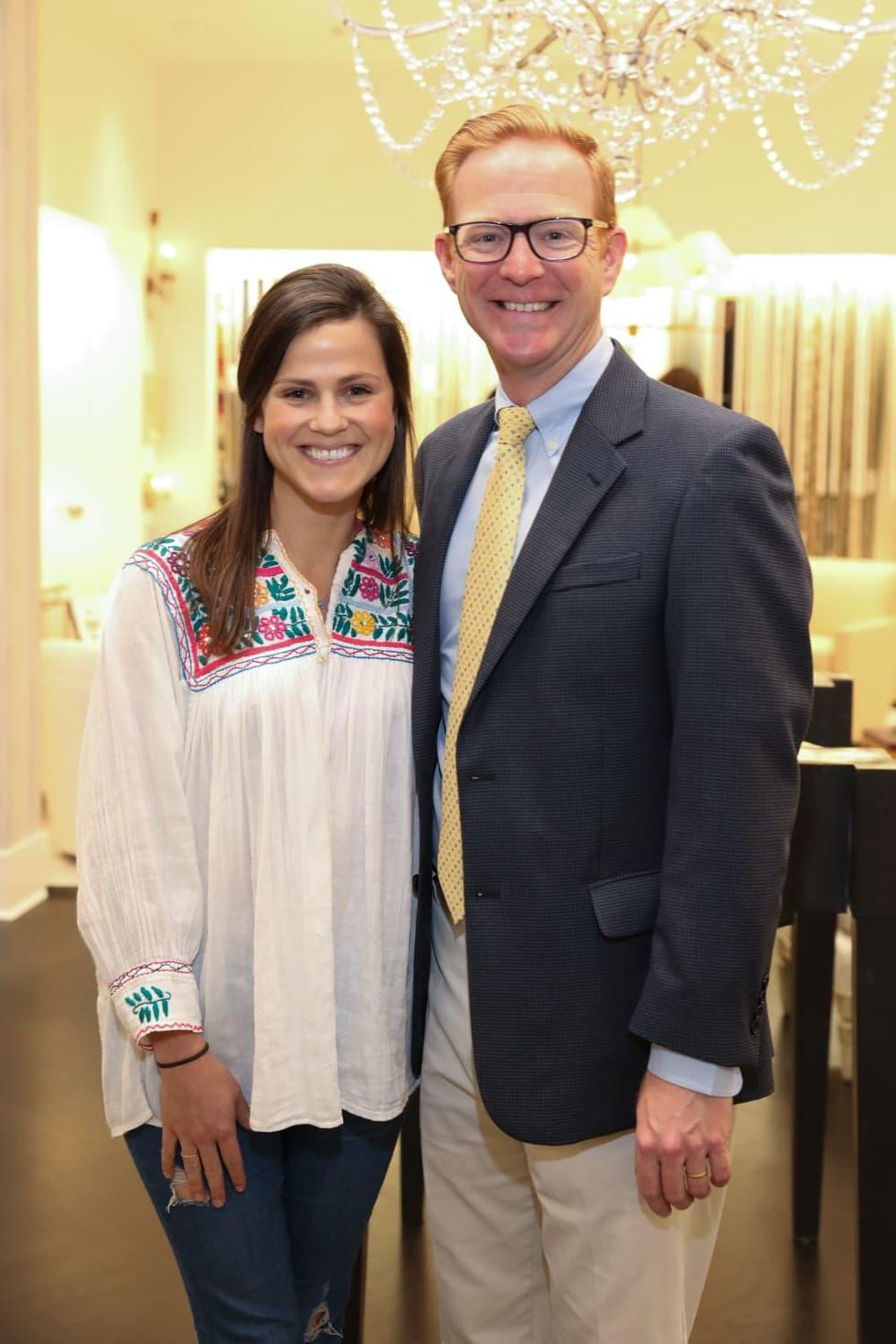 Lisa Chumbley, Eric Nevil at Decorative Center Spring Market