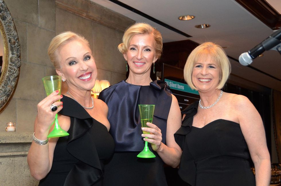 Lisa Miranda, from left, Maureen Evans and Margo Geddie at the Irish Gala November 2014
