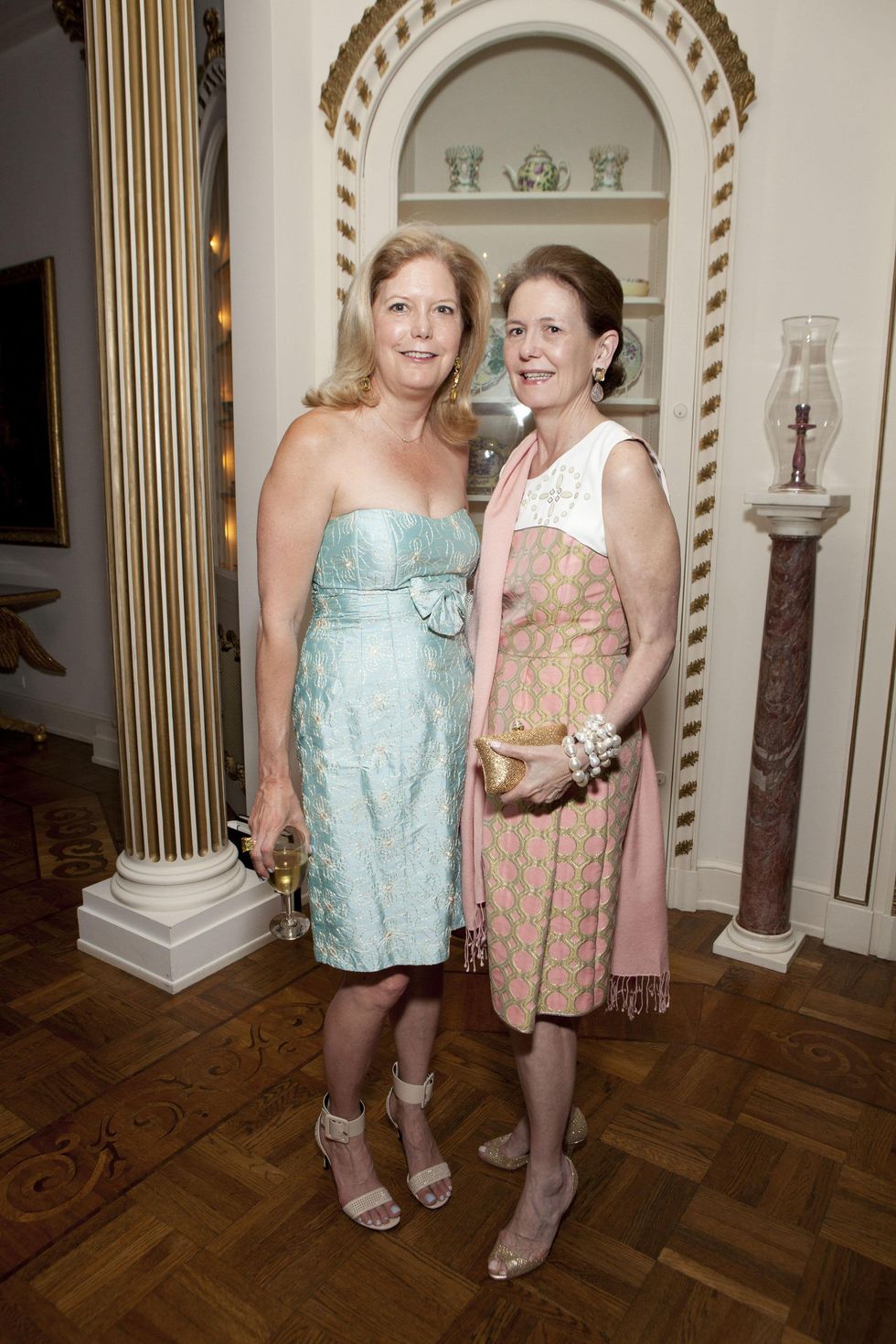 Lisa O'Leary, left, and Betty Newton at the Rienzi Spring Party April 2014