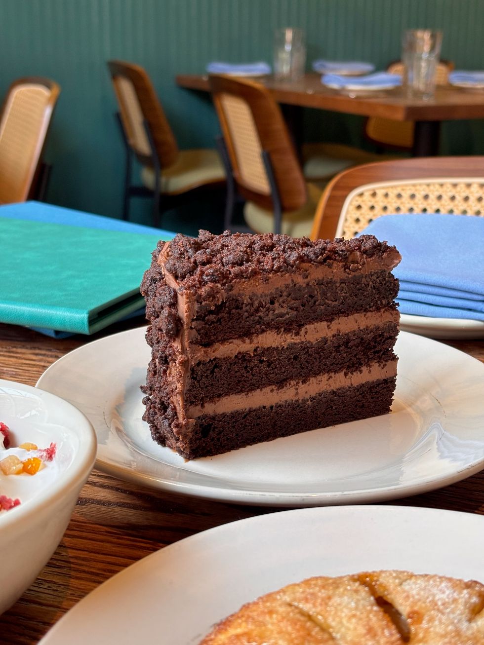 Little Bird restaurant chocolate cake