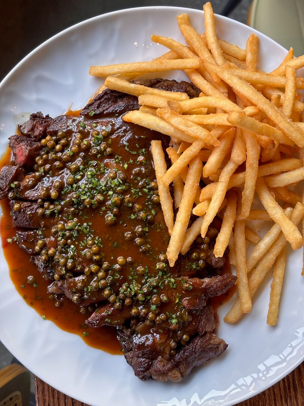Little Bird restaurant ribeye steak
