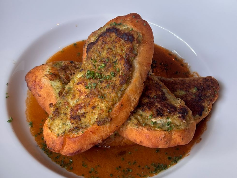 Little Bird restaurant shrimp toast