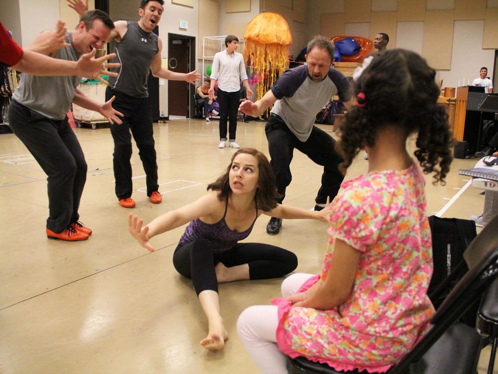 Little Mermaid rehearsal June 2014