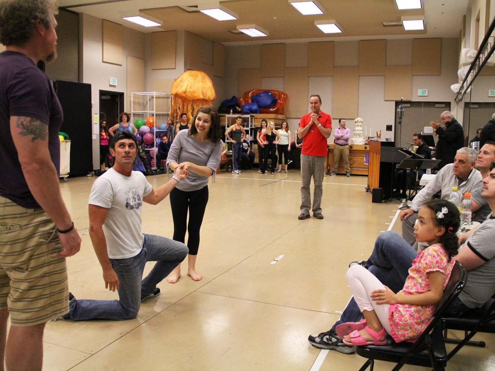 Little Mermaid rehearsal June 2014