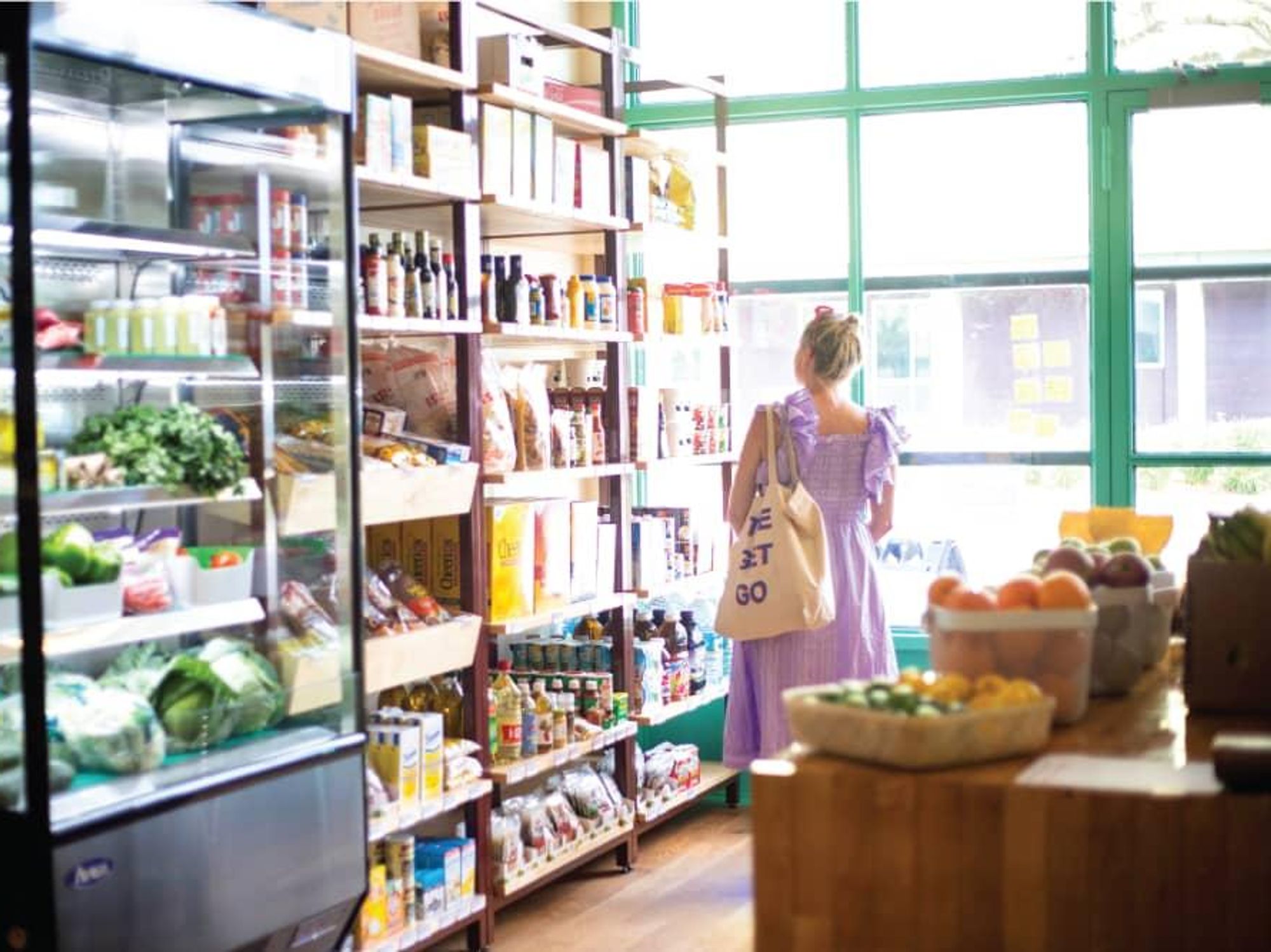 Little Red Box Grocery interior