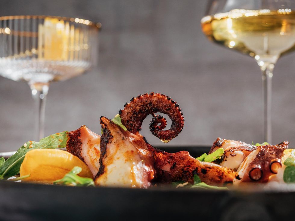 Little's Oyster Bar charcoal roasted octopus