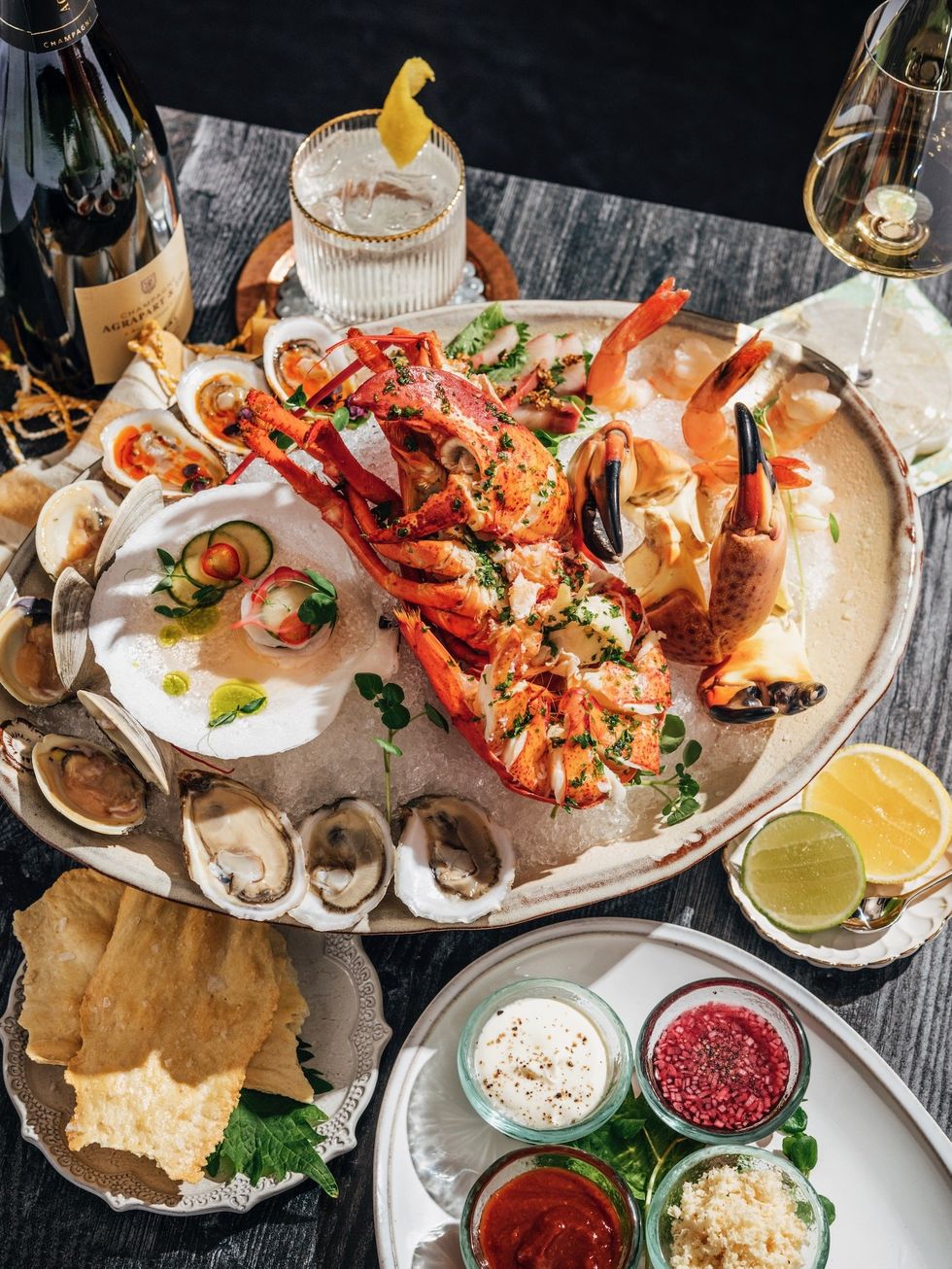 Little's Oyster Bar seafood tower