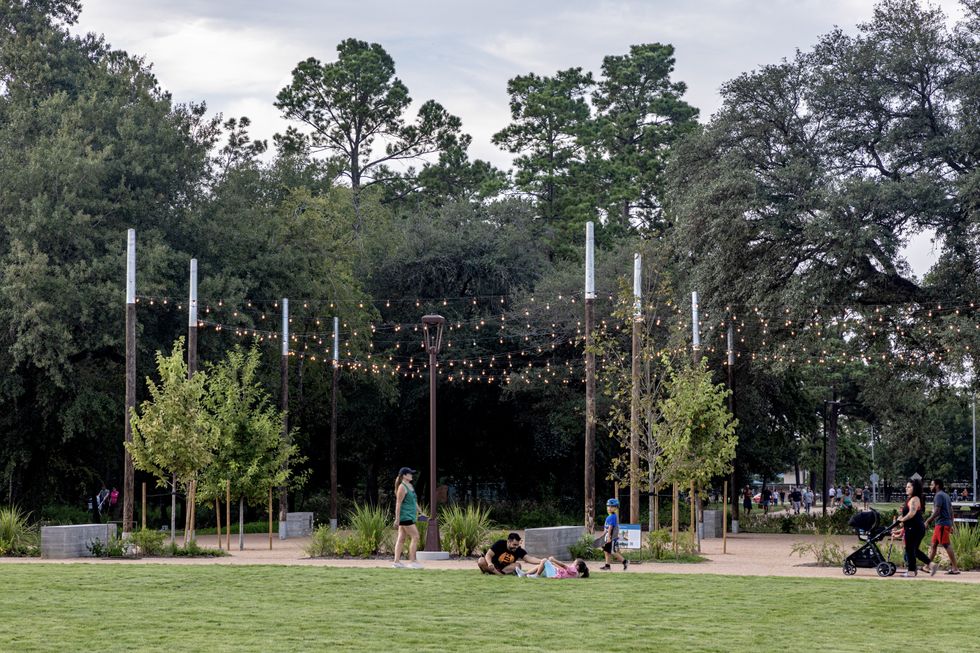 Live Oak Court at the Clay Family Eastern Glades in Memorial Park