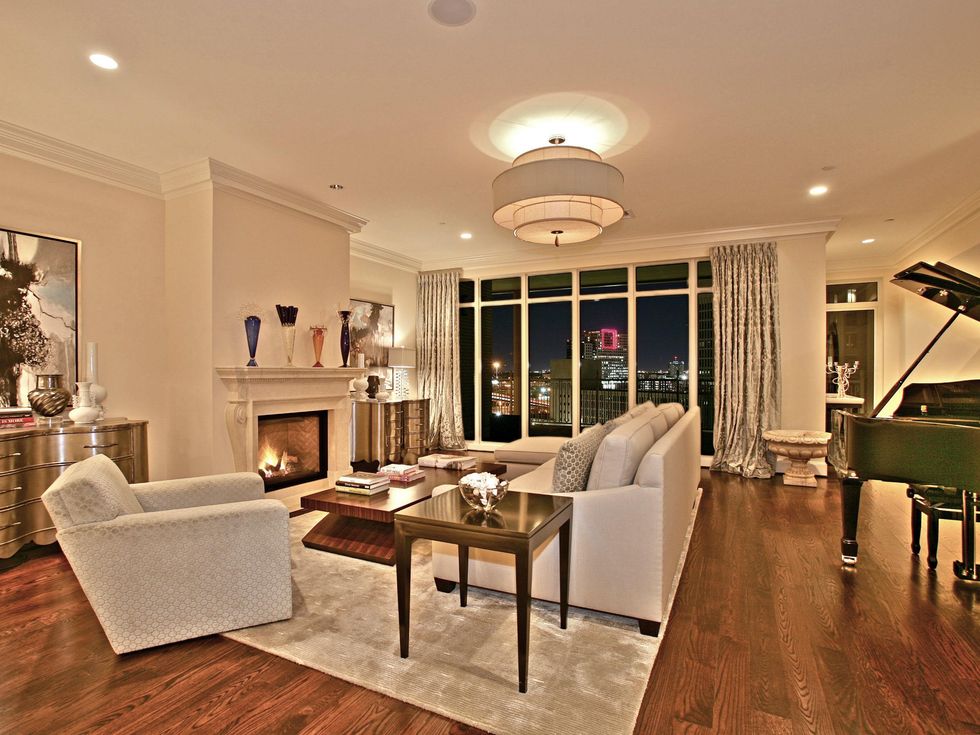 Living room at 2525 N. Pearl #1102B