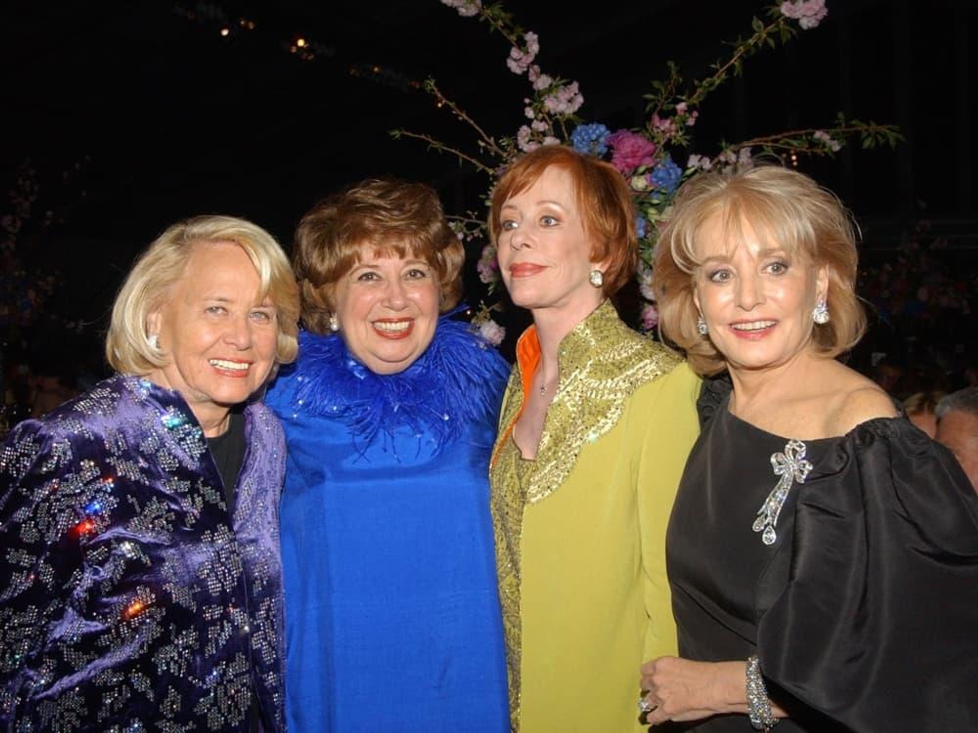 Liz Smith, Beverly Sills, Carol Burnett, Barbara Walters at salute to Sills in 2003