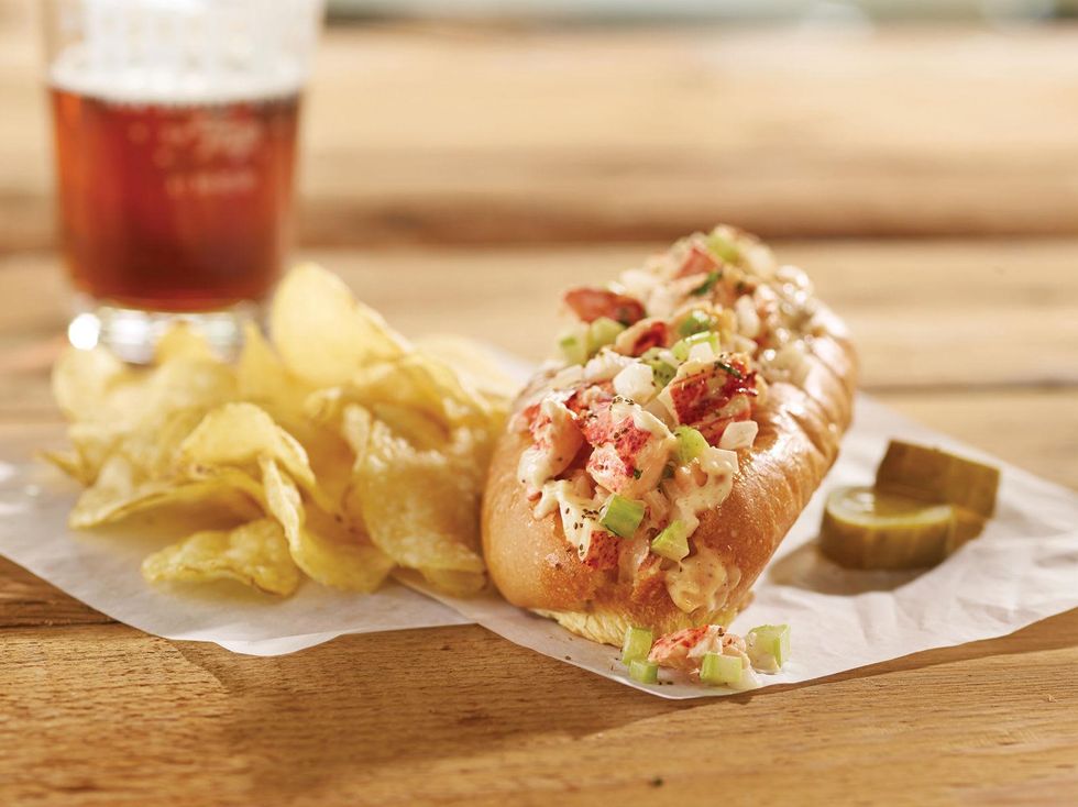 Lobster Roll Table 57 at H-E-B February 2015