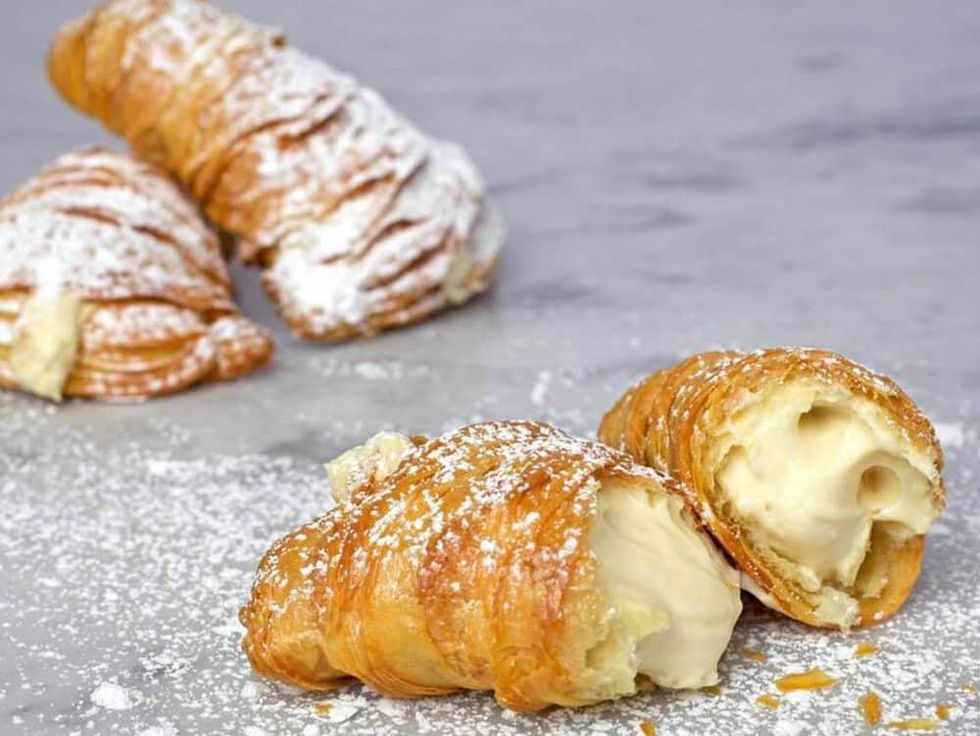 Lobster tails at Carlo's Bakery