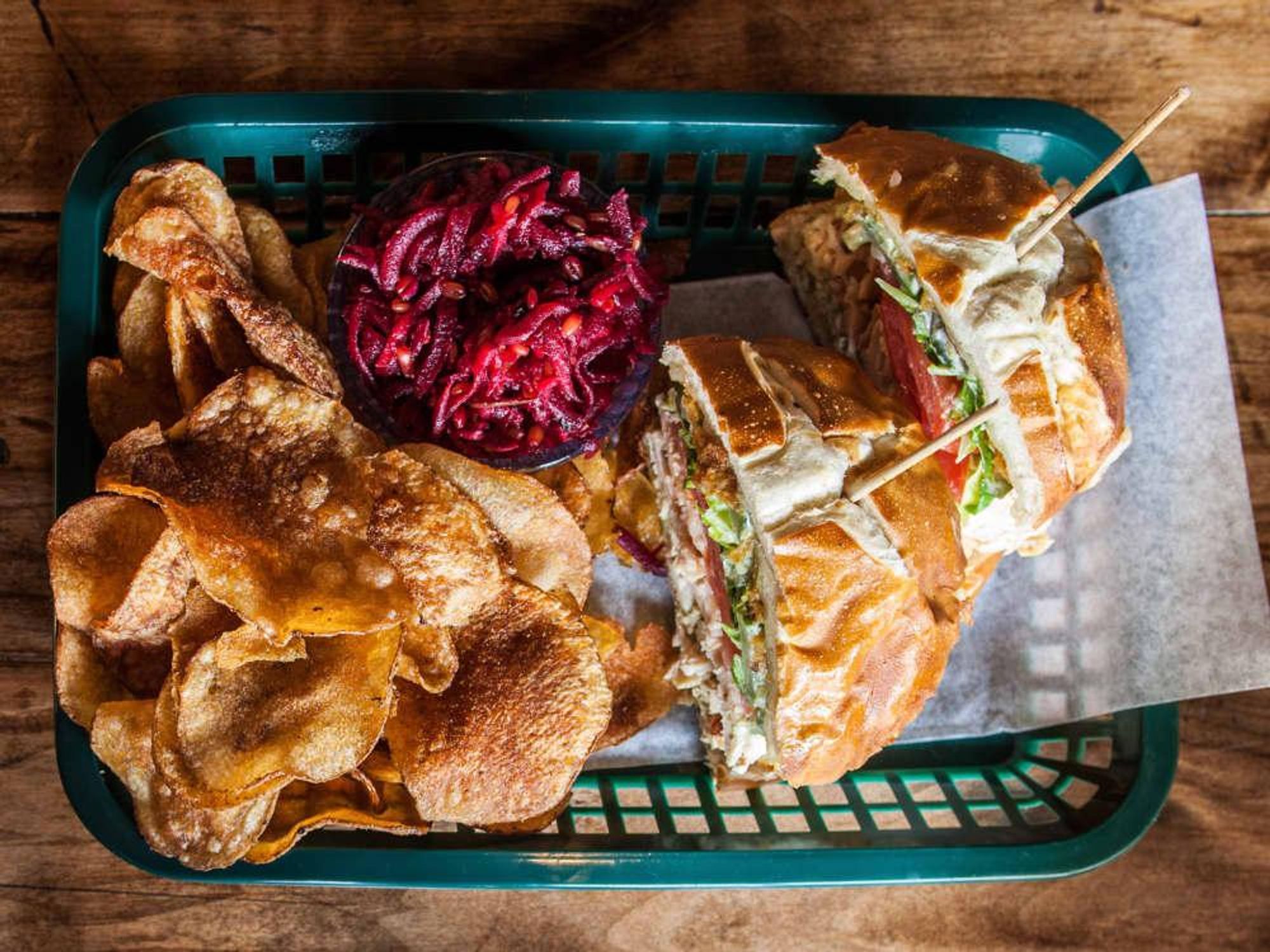 Local Foods crunch chicken sandwich