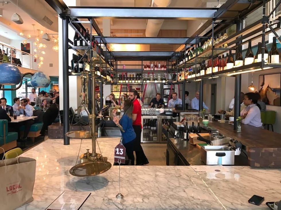 Local Foods downtown bar view