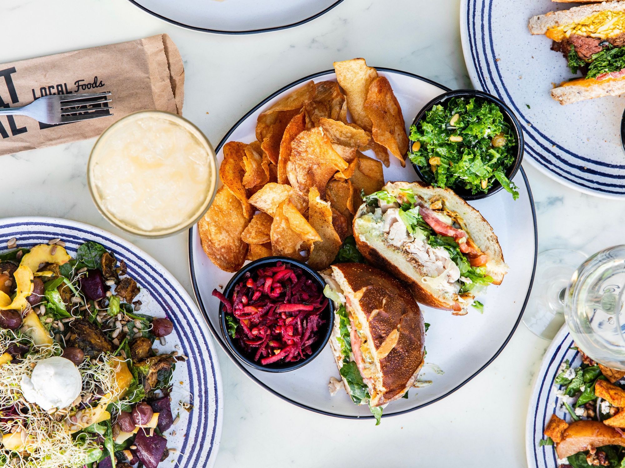 Local Foods food spread