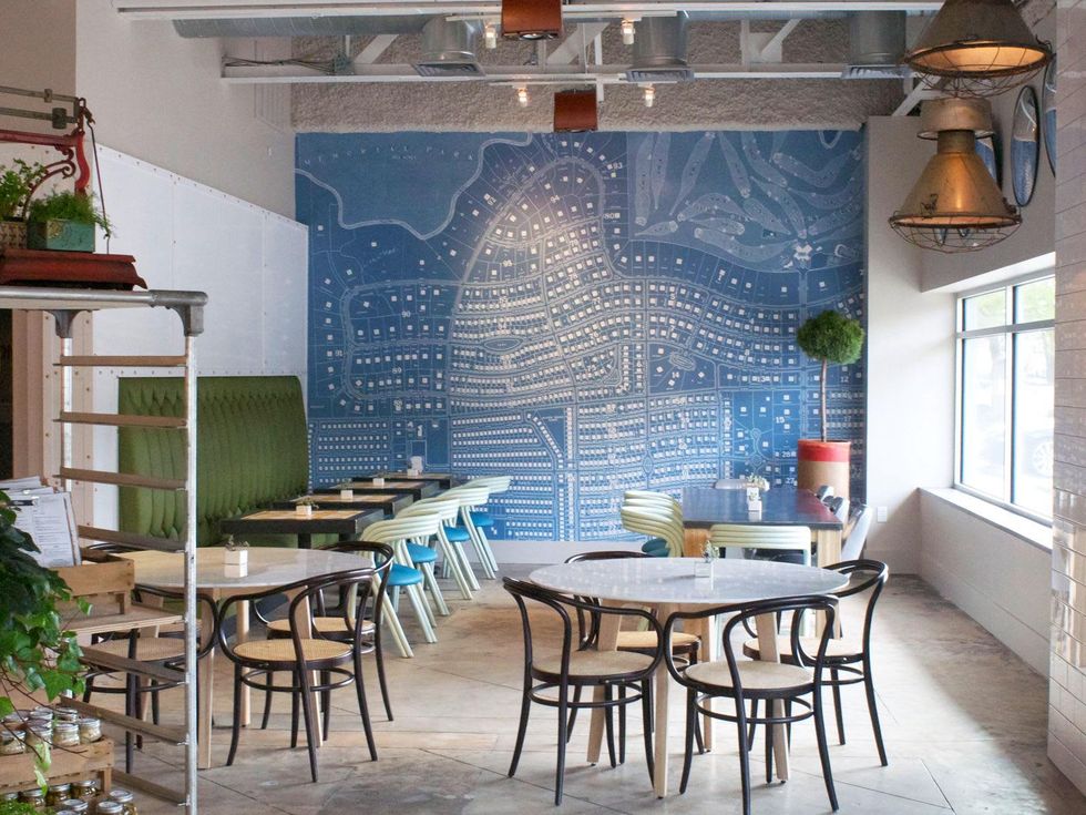 Local Foods Houston March 2014 painted wall