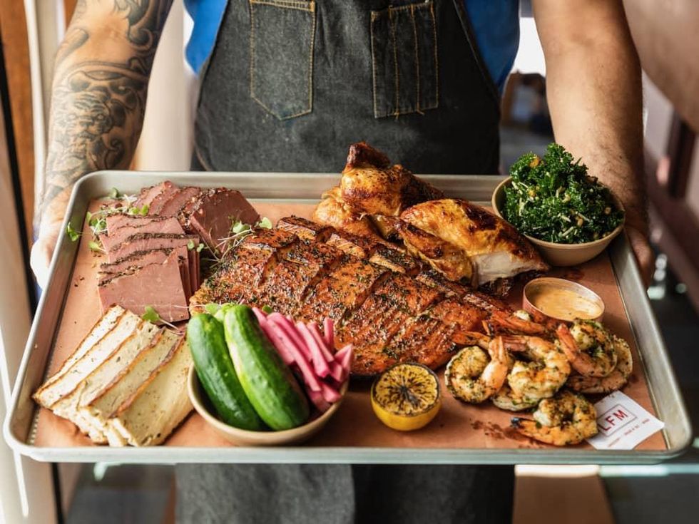 Local Foods Market roasted fish and meat