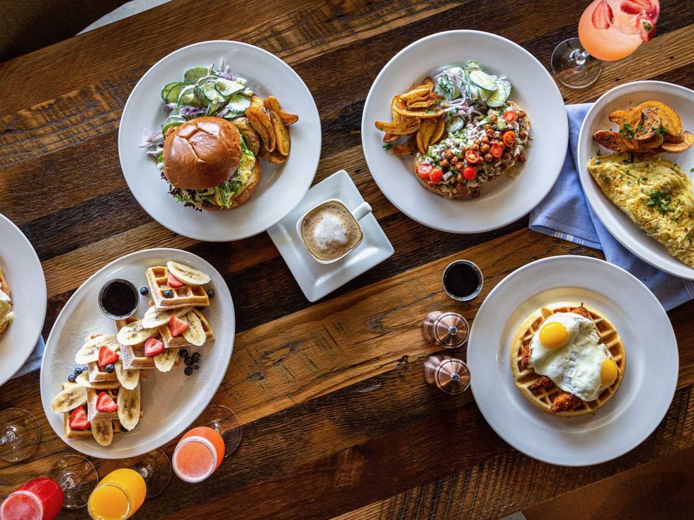 Local Table food spread brunch