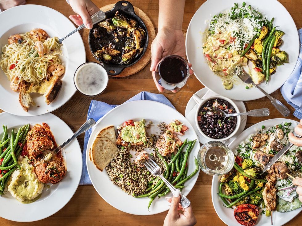 Local Table food spread