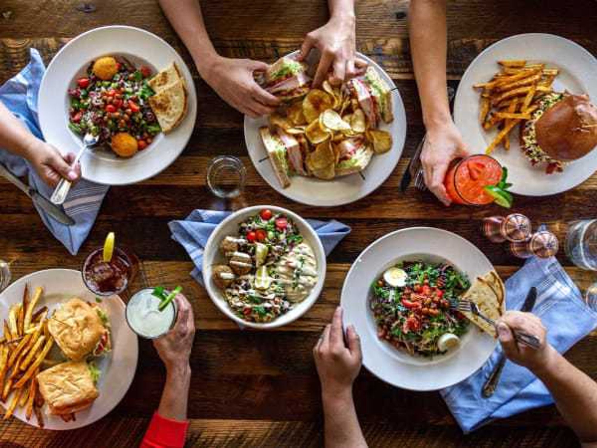 Local Table food spread