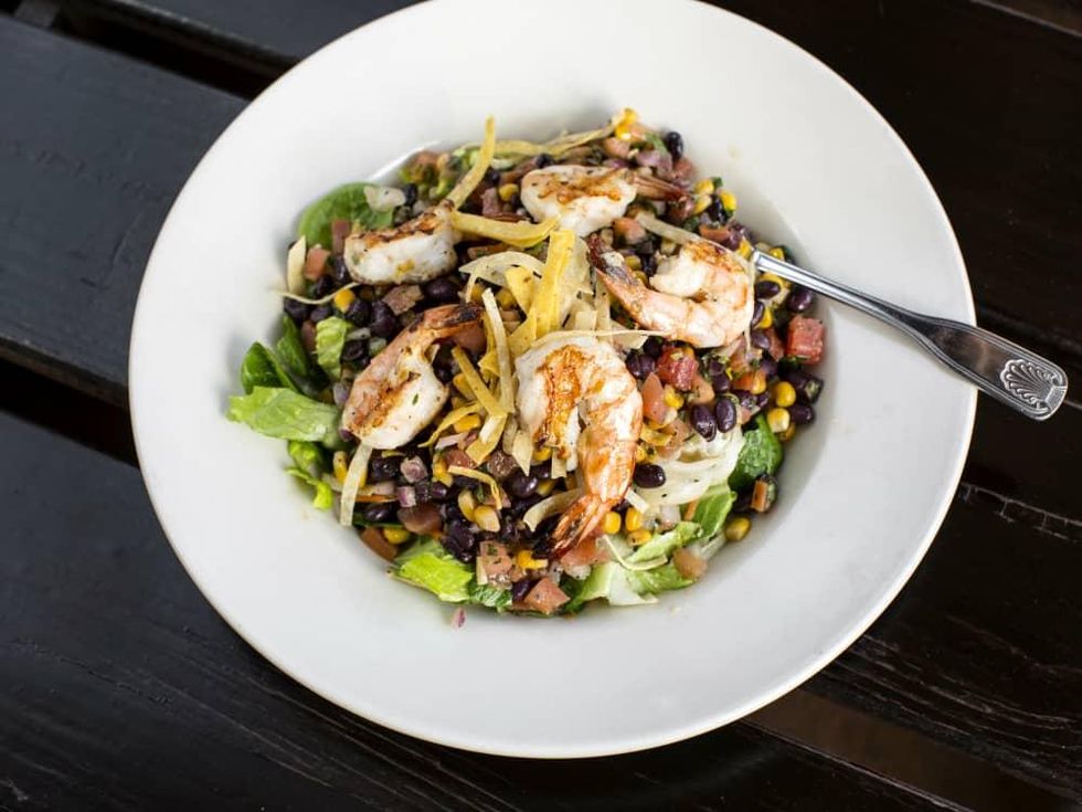 Local Table Shrimp Tostado Salad