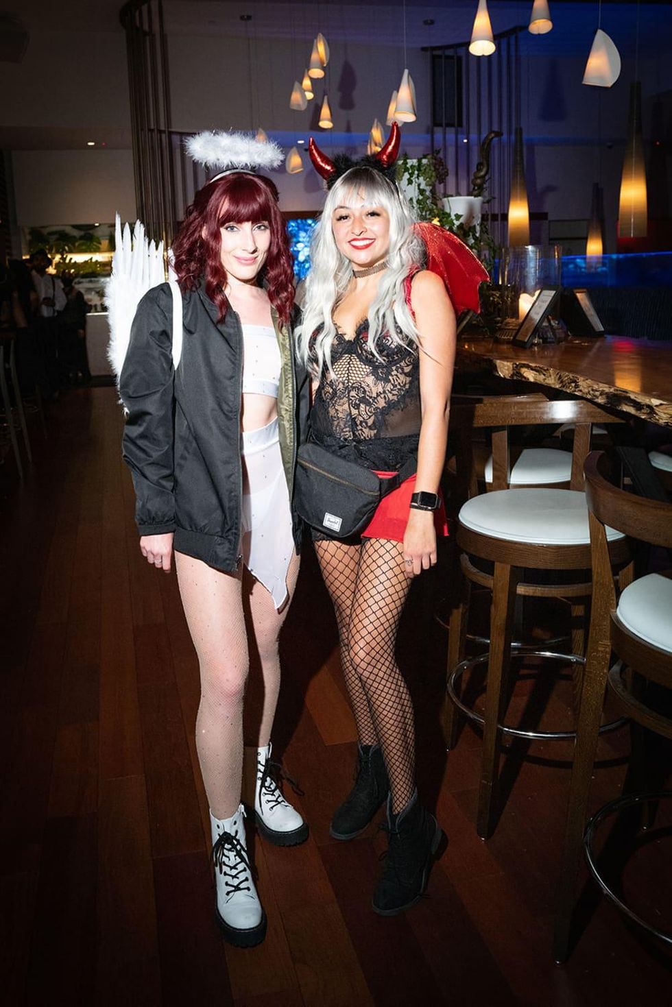 Loch Bar and Ouzo Bay Halloween 2020 Morgan Middaugh, Marissa Mena