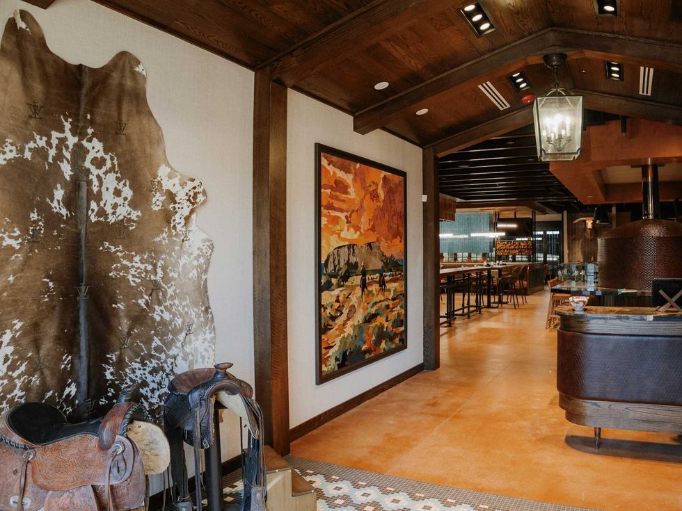 Long Weekend restaurant artwork entrance
