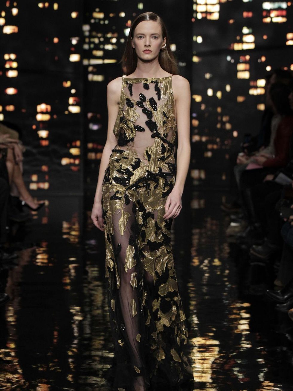 Look 35 Clifford Pugh New York Fashion Week fall 2015 February 2015 Donna Karan