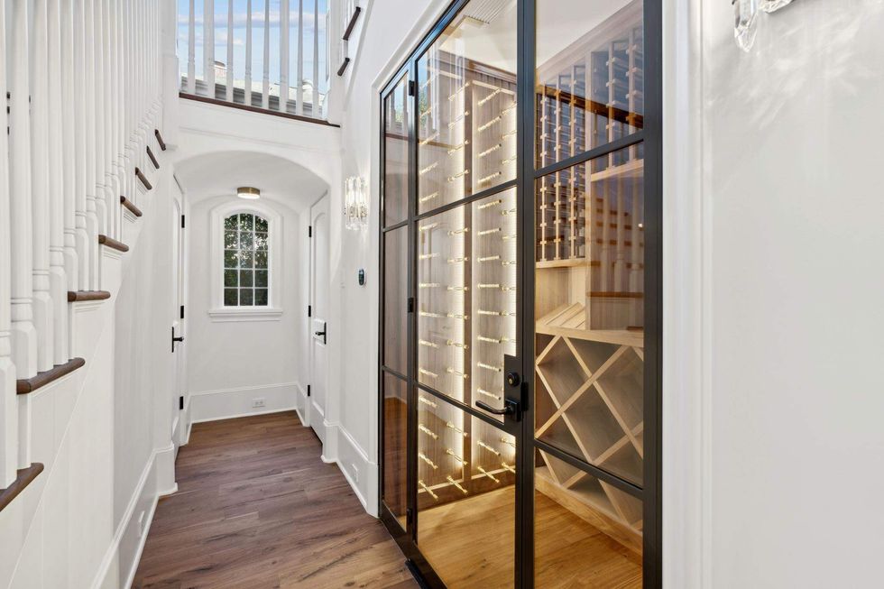 Looking into the wine room of 6426 Sewannee Avenue