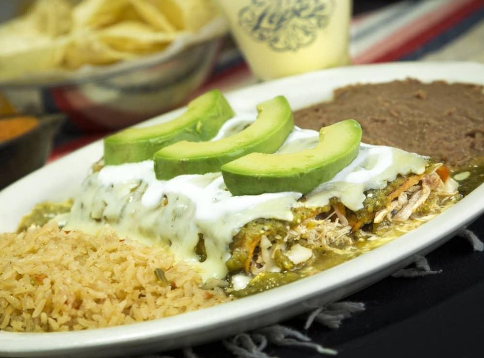 Lopez Mexican Restaurant Richmond enchiladas verdes