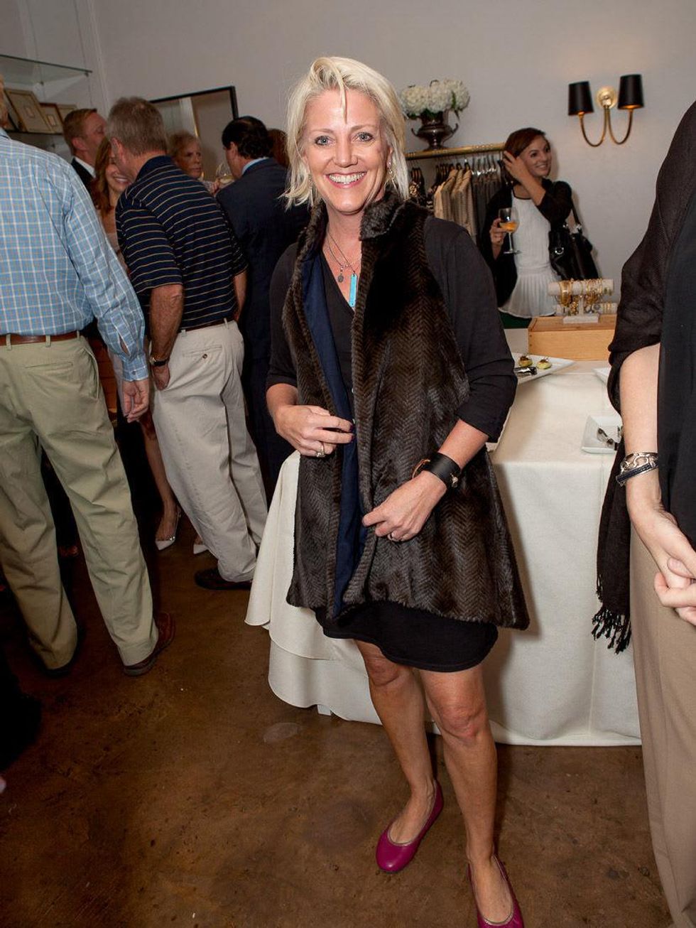 Lorissa Robinson at the Julie Rhodes Fashion & Home Houston opening party October 2013
