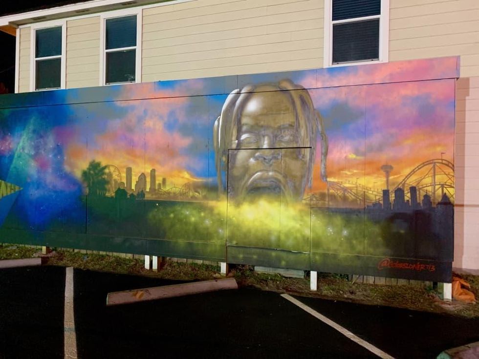 Lost and Found Midtown Travis Scott mural