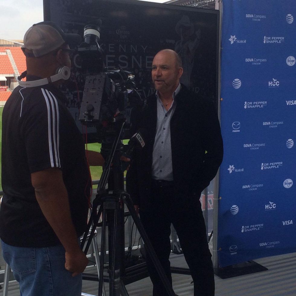 Louis Messina interviewed at BBVA Compass Stadium Dec. 2014