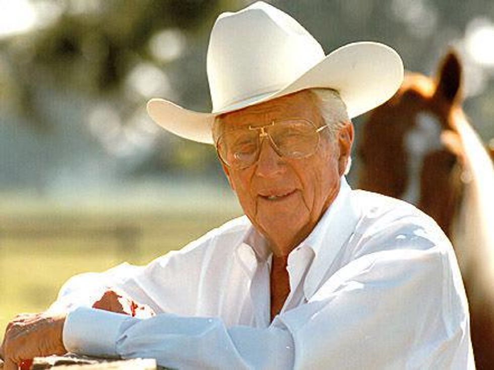 Louis Pearce, head shot, cowboy hat
