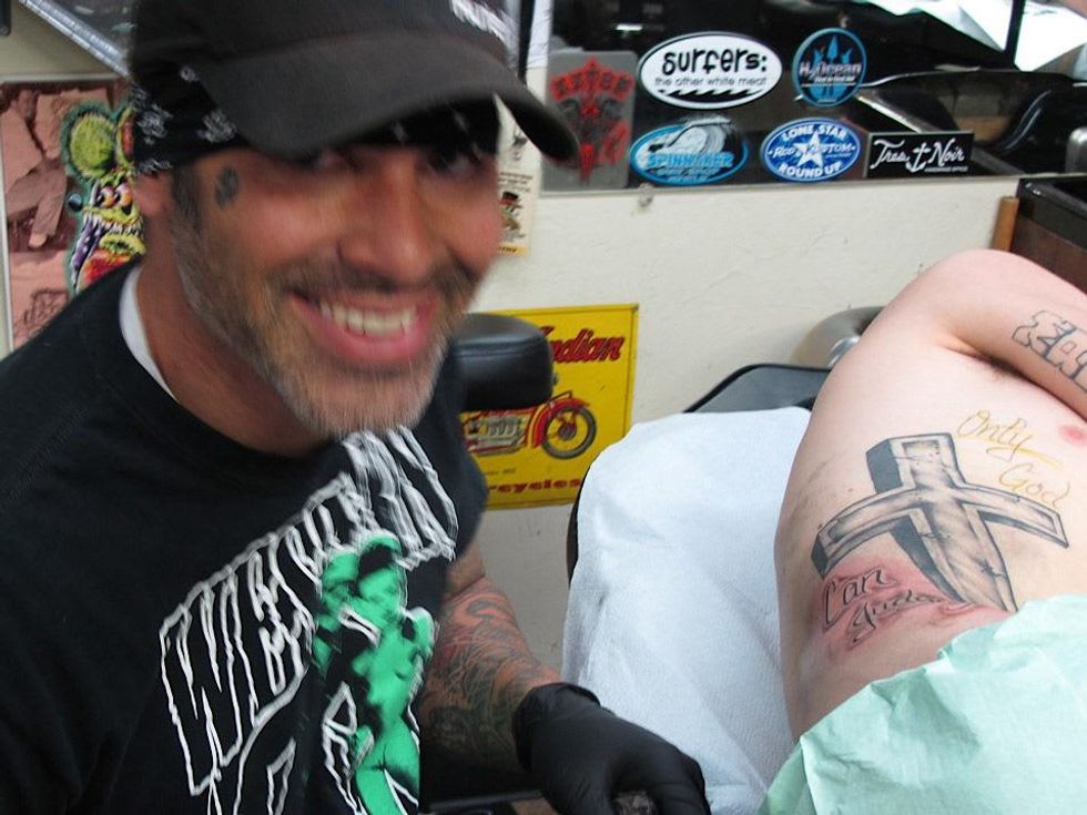 Louisiana Southern Sting Tattoo Parlor Bobby Pitre tattoo artist