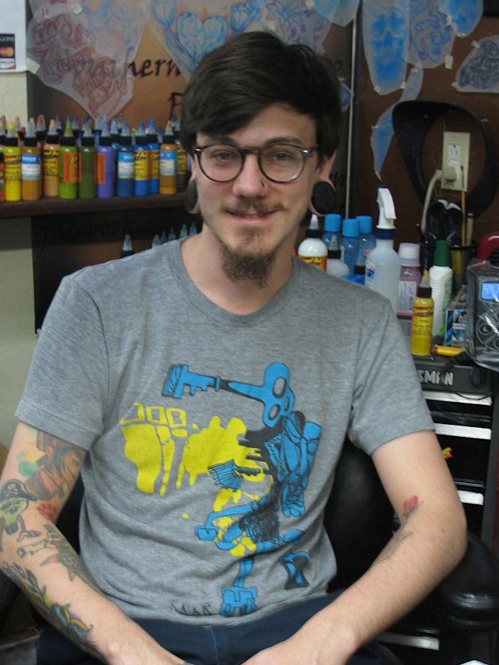Louisiana, Southern Sting Tattoo Parlor Eric Guidry tattoo artist