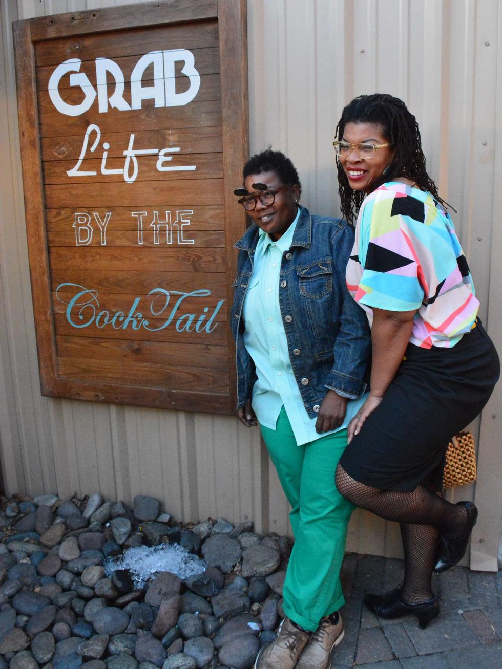 Lovie and Freida at The Flat January 2014