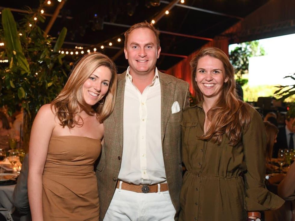 Lucie Harte, Rupert Gerard and Mandy Hixon at Nature Conservancy Gala