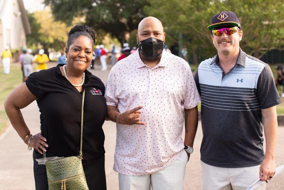 Lucille's 1913 golf tournament Hermann Park Robertine Jefferson, Bun B, Nick Scurfield