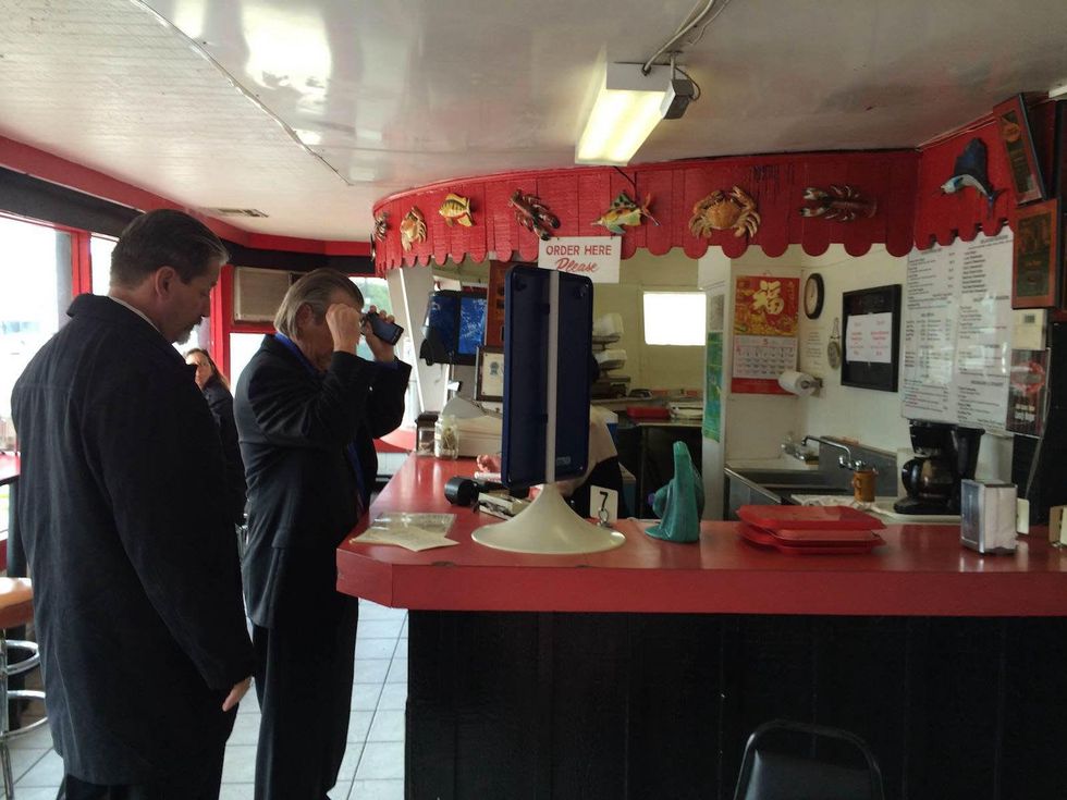 Lucky Burger Interior