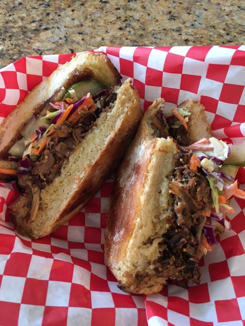 Lucky Fig food truck sandwich