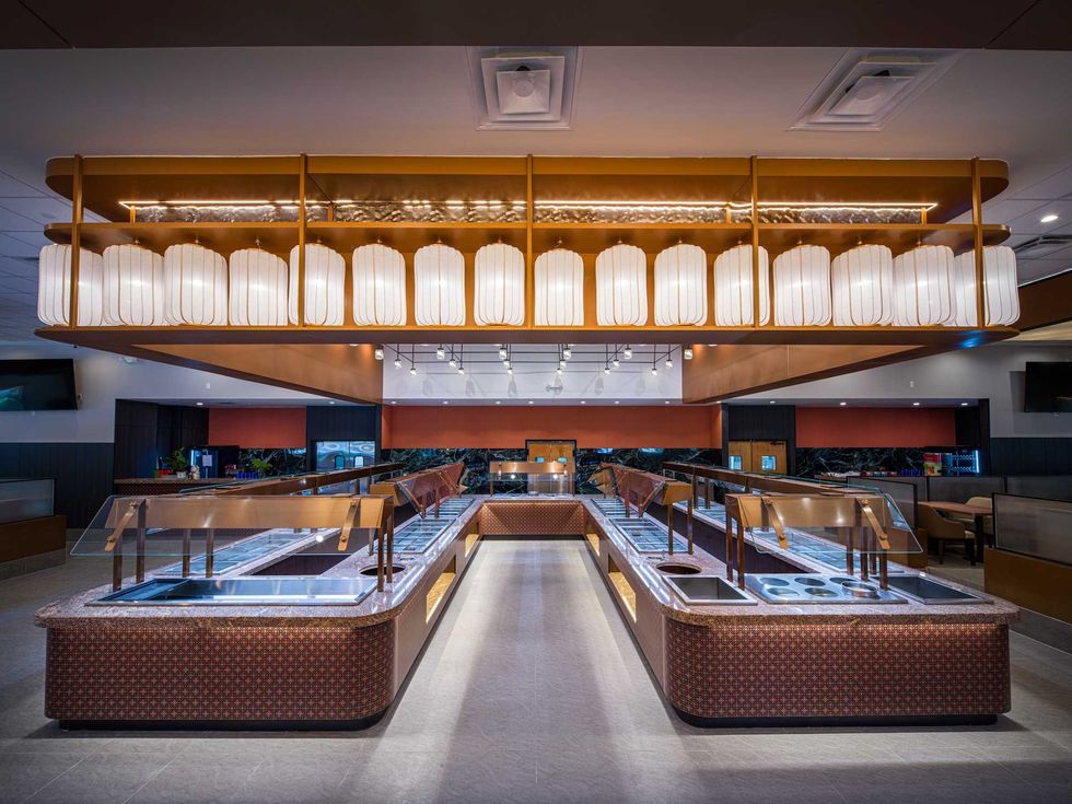 Lucky Village Chinese Buffet interior
