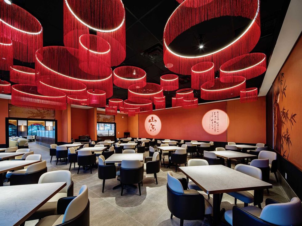 Lucky Village Chinese Buffet interior