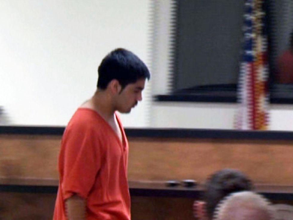 Luis Alonzo Alfaro in court Spring High School stabbing September 2013